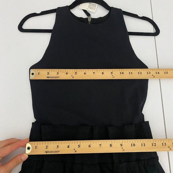 Athleta Cosmic Flutter Romper Black Size XXS #558685 Travel Work Sleeveless - Picture 11 of 14